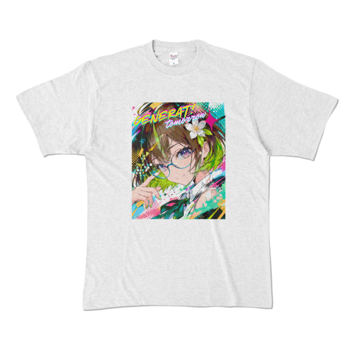 カラーTシャツ - XL - アッシュ （淡色）