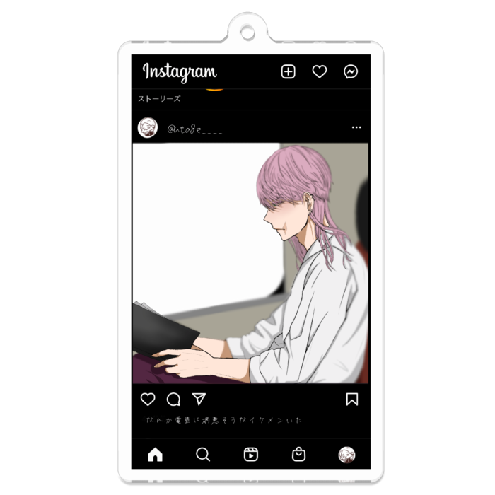 アクリルキーホルダー - 70 x 70 (mm)