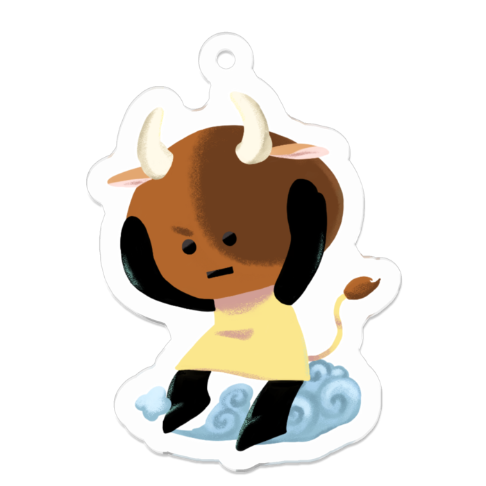 アクリルキーホルダー - 50 x 50 (mm)