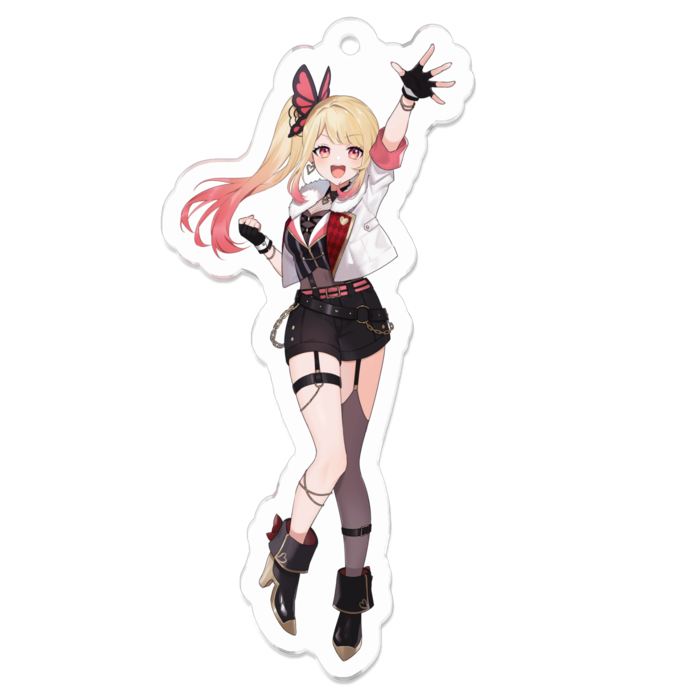 アクリルキーホルダー（コーティング） - 70 x 70 (mm)