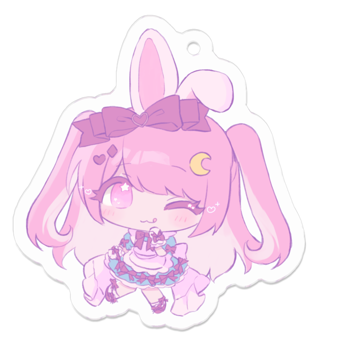 アクリルキーホルダー - 50 x 50 (mm)