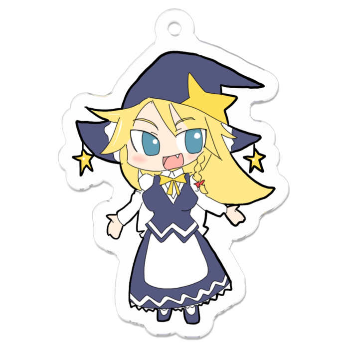 アクリルキーホルダー - 50 x 50 (mm)