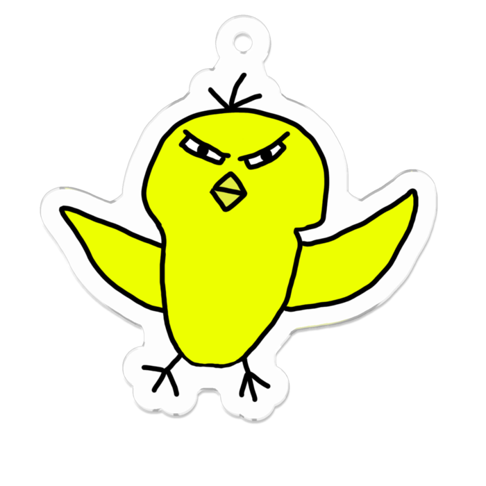 アクリルキーホルダー - 50 x 50 (mm)