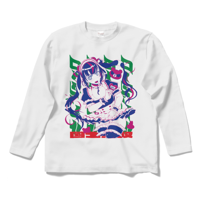 ロングスリーブTシャツ - S - ホワイト(GREEN)