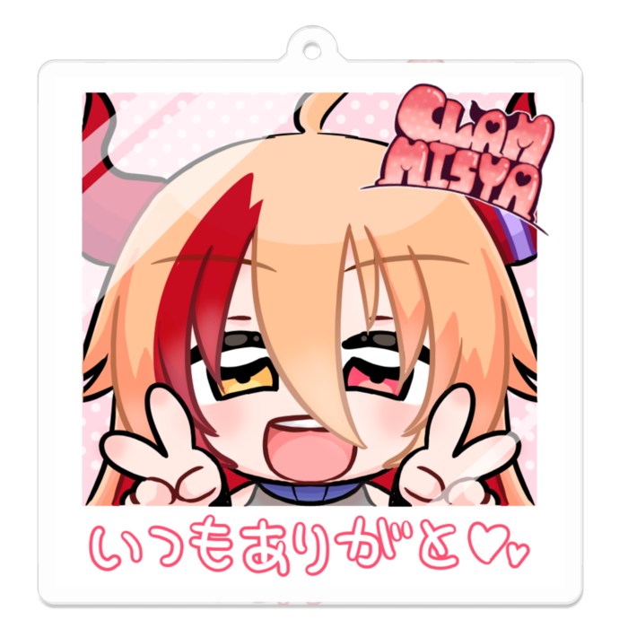 アクリルキーホルダー - 70 x 70 (mm)