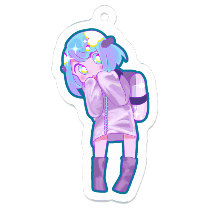 アクリルキーホルダー - 50 x 50 (mm)