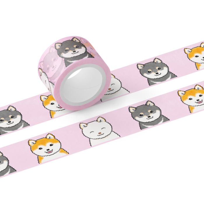 [ピンク] マスキングテープ - テープ幅 25mm/[Pink] Washi Tape