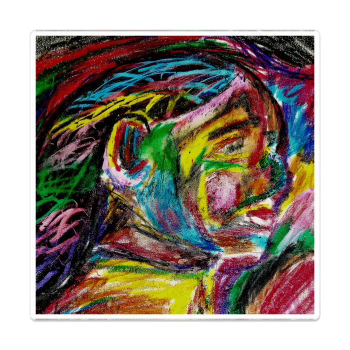 アクリルバッジ - 100 x 100 (mm)