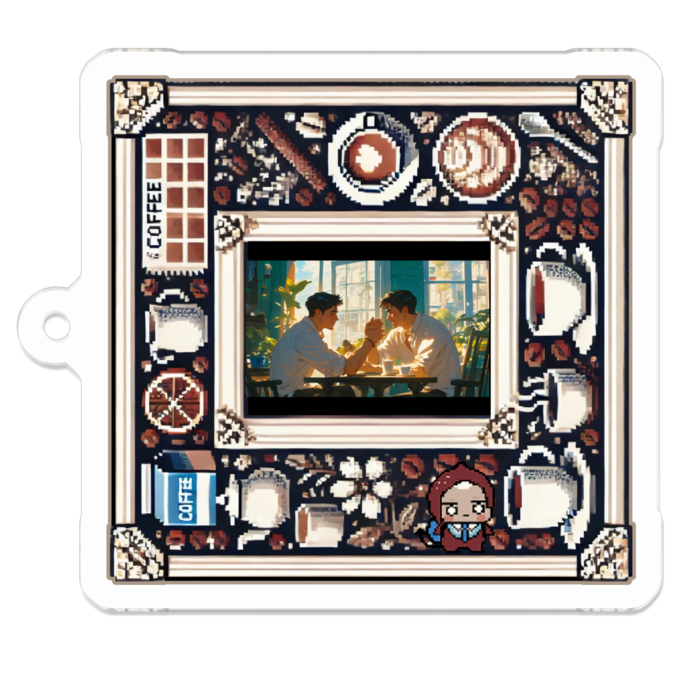 アクリルキーホルダー - 50 x 50 (mm)
