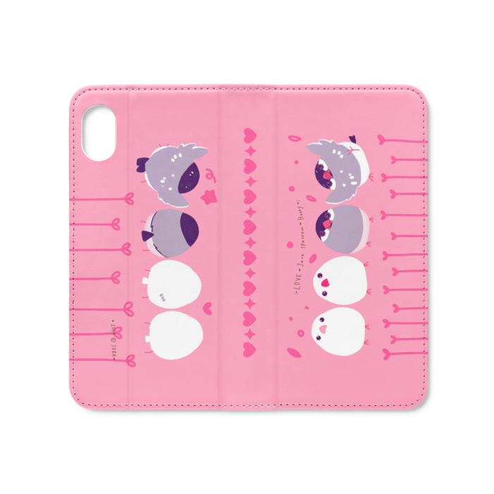 手帳型iPhoneケース（ベルトなし） - iPhone XR - ストラップ穴 なし