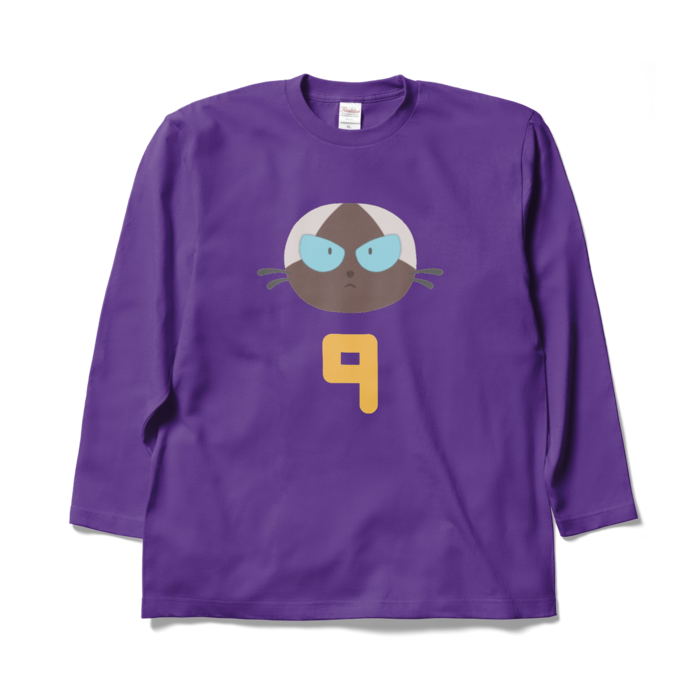 長袖Tシャツになったココ - XL - パープル