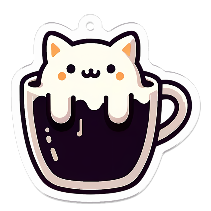 アクリルキーホルダー - 50 x 50 (mm)