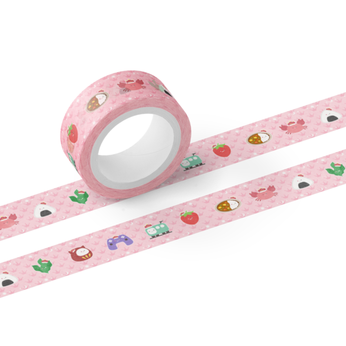 にゃまるスタンプver.マスキングテープ