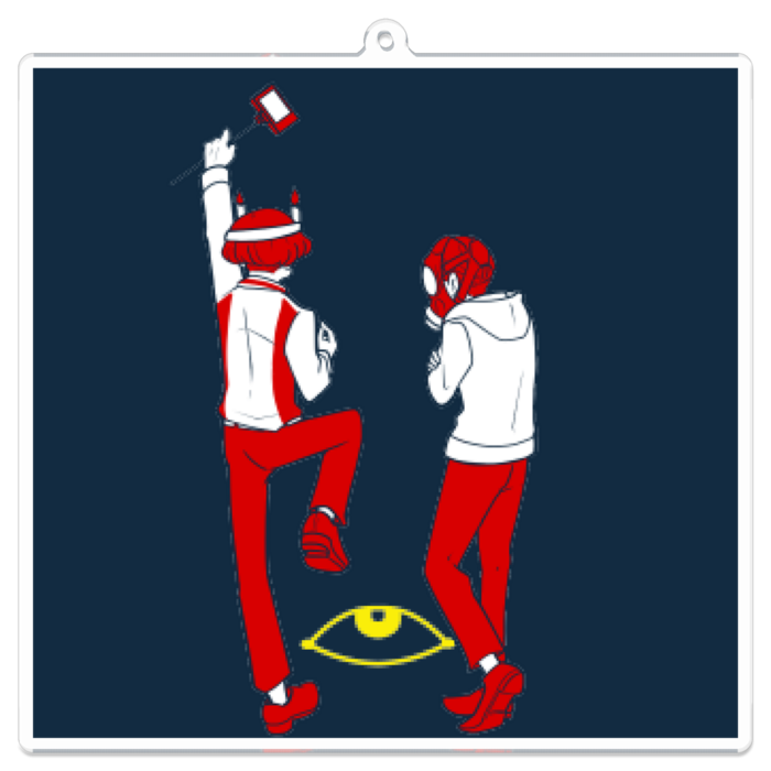 アクリルキーホルダー - 100 x 100 (mm)