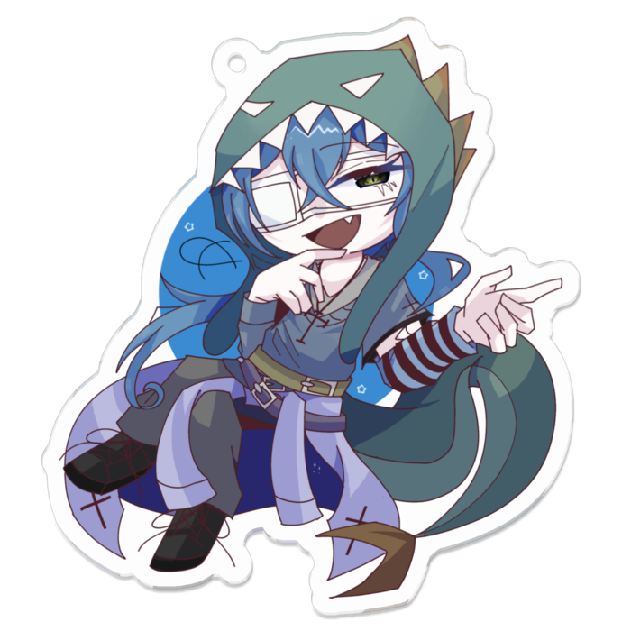 アクリルキーホルダー - 70 x 70 (mm)