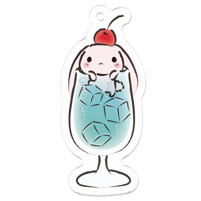 アクリルキーホルダー - 50 x 50 (mm)