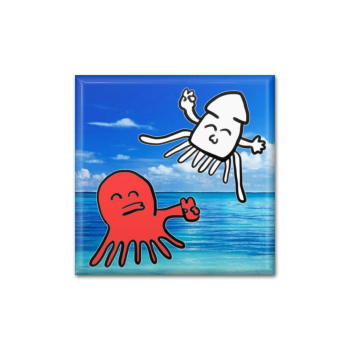 缶バッジ - 四角形40mm