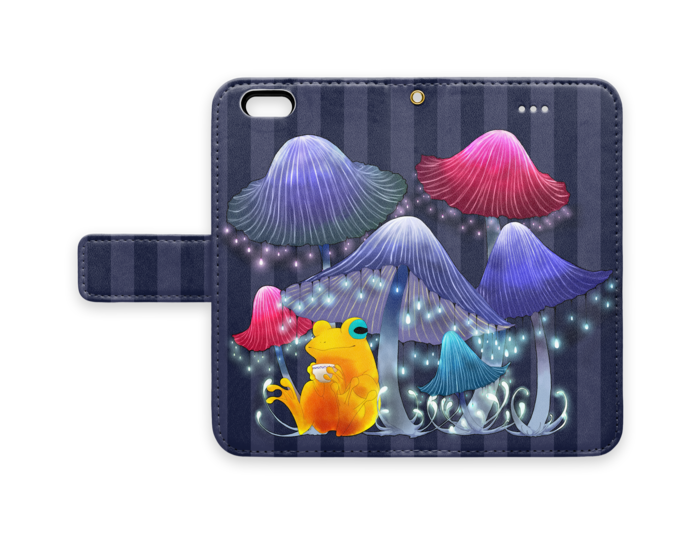 手帳型iPhoneケース - iPhone6 - ストラップ穴 あり