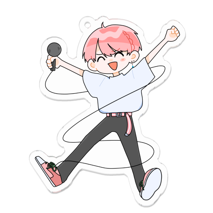 アクリルキーホルダー - 70 x 70 (mm)