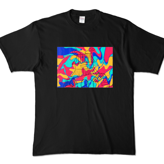 カラーTシャツ - XL - ブラック (濃色)