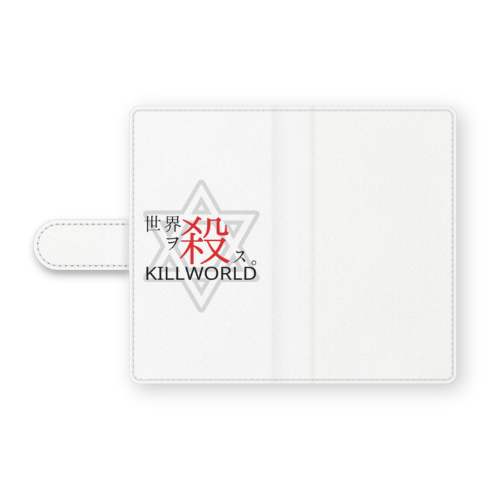 世界ヲ殺ス。手帳型Androidケース - S