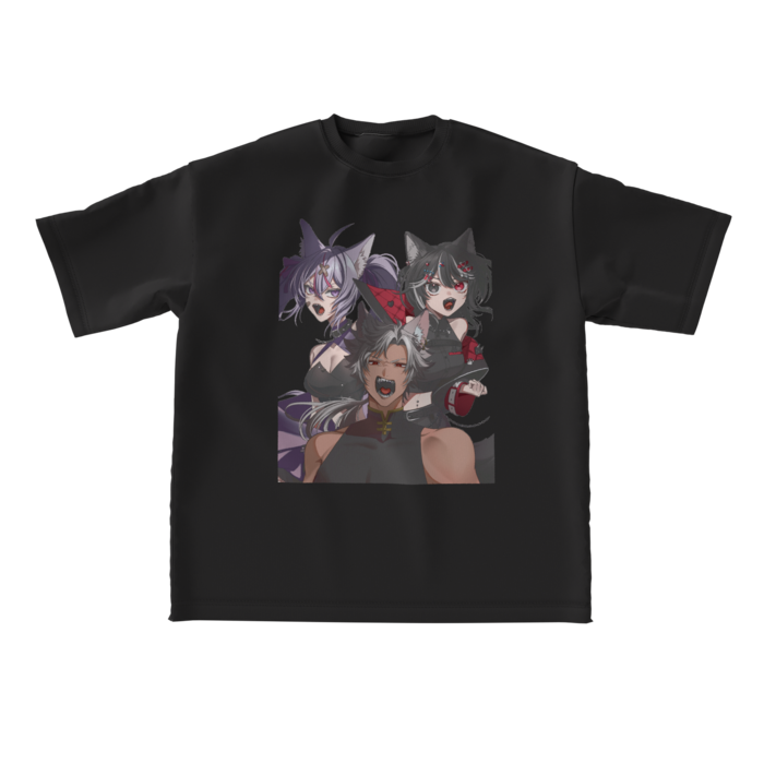 ビッグシルエットTシャツ - L - 両面