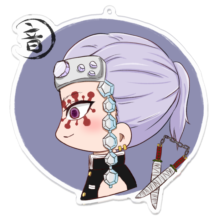 アクリルキーホルダー - 100 x 100 (mm)