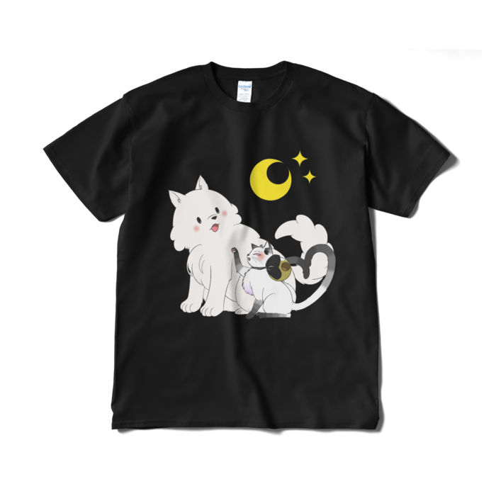 月美Tシャツ - XL - ブラック(カラー)