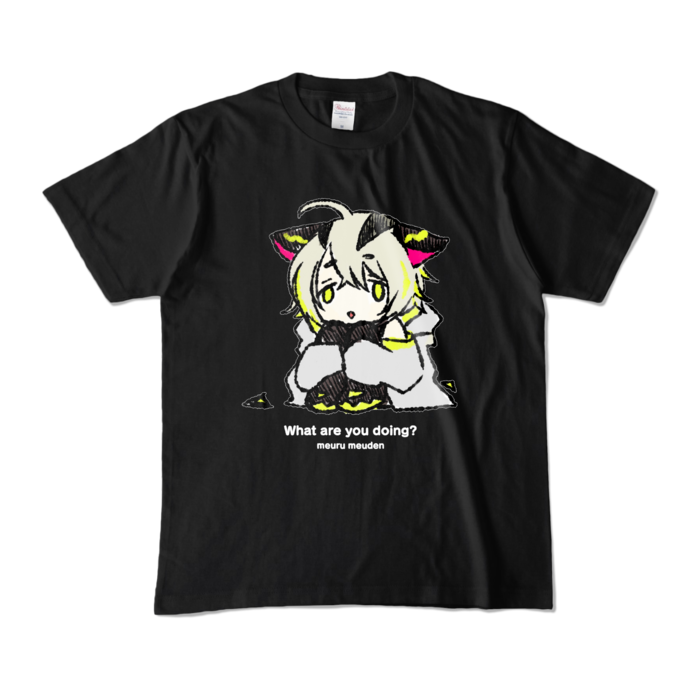 【単体】カラーTシャツ - M - ブラック (濃色)