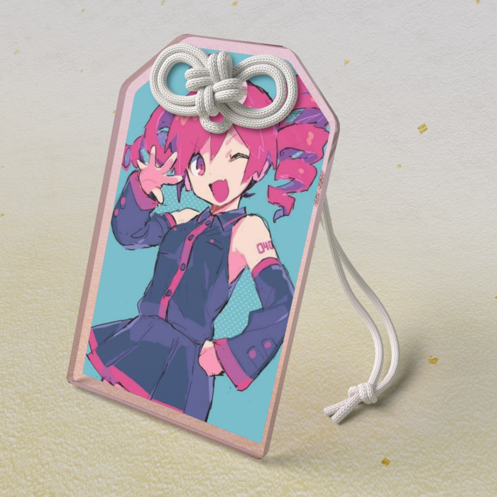 アクリルお守り - 50 × 80mm