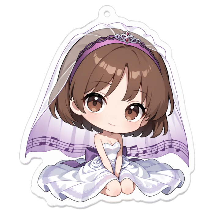 アクリルキーホルダー - 70 x 70 (mm)(キャラのみ)