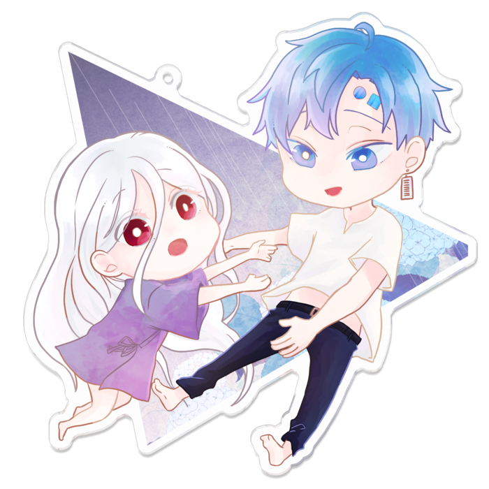 アクリルキーホルダー - 100 x 100 (mm)