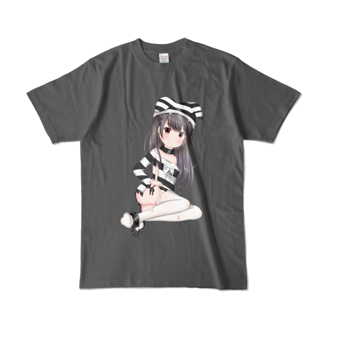 カラーTシャツ - L - チャコール (濃色)