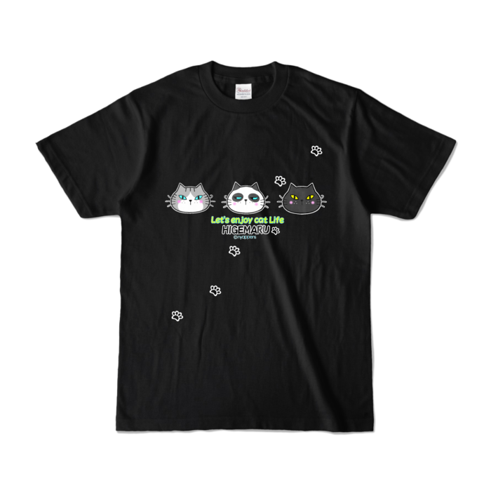 カラーTシャツ - S - ブラック (濃色)