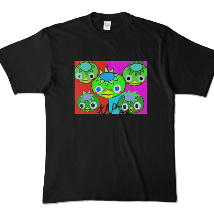 カラーTシャツ - XL - ブラック (濃色)