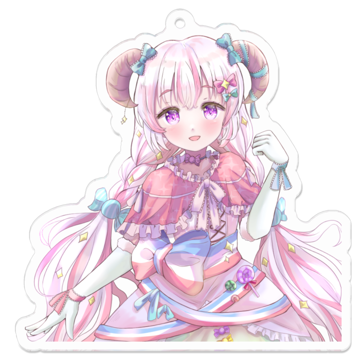 アクリルキーホルダー - 70 x 70 (mm)