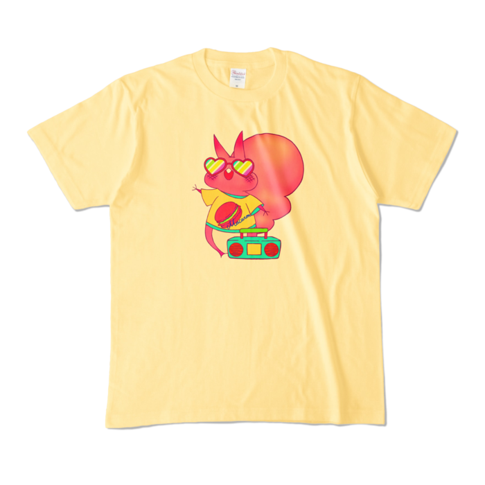 カラーTシャツ - M - ライトイエロー (淡色)