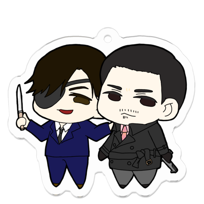 アクリルキーホルダー - 50 x 50 (mm)