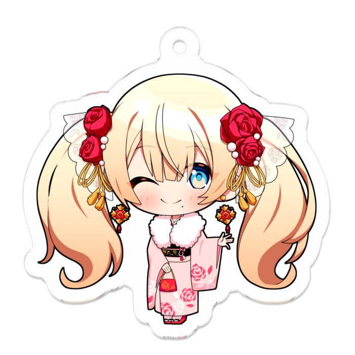 アクリルキーホルダー - 50 x 50 (mm)