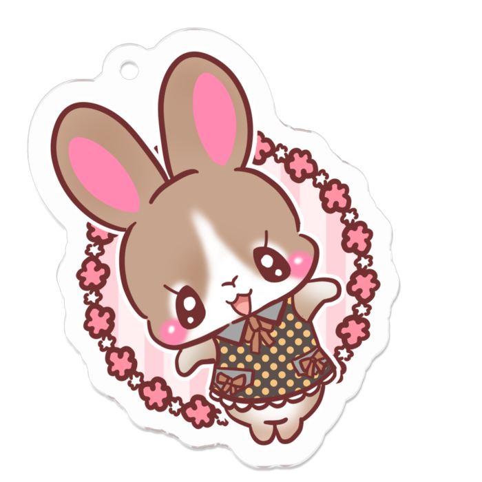 アクリルキーホルダー - 50 x 50 (mm)