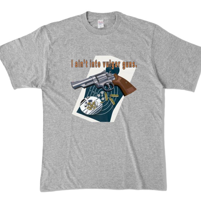 カラーTシャツ - XL - 杢グレー (濃色)