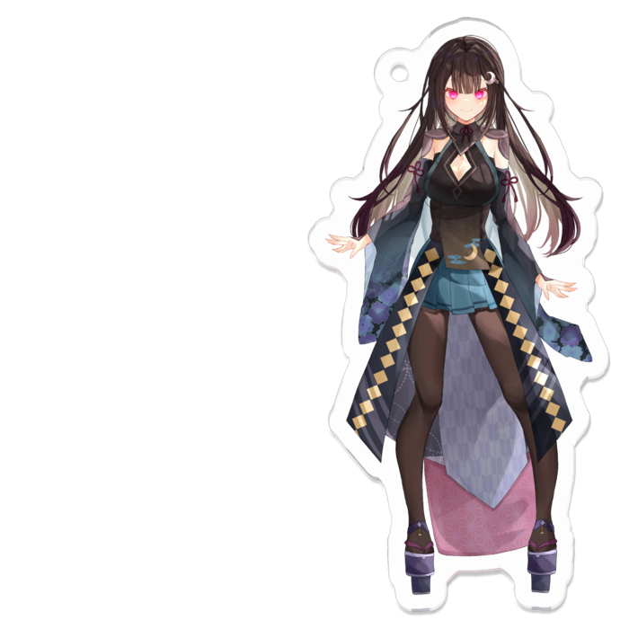 アクリルキーホルダー（コーティング） - 70 x 70 (mm)