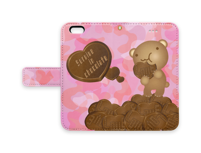 手帳型iPhoneケース - iPhone 6 / 6s - ストラップ穴 あり