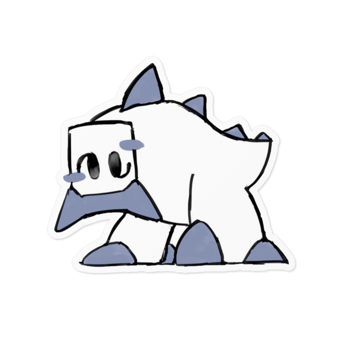 ステッカー - 100 x 100 (mm)