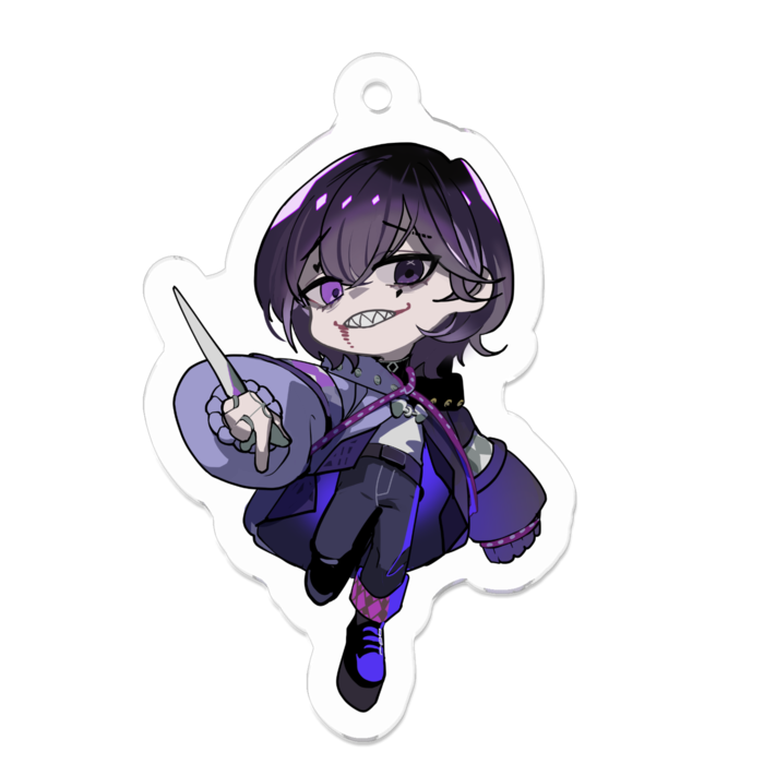 アクリルキーホルダー - 50 x 50 (mm)