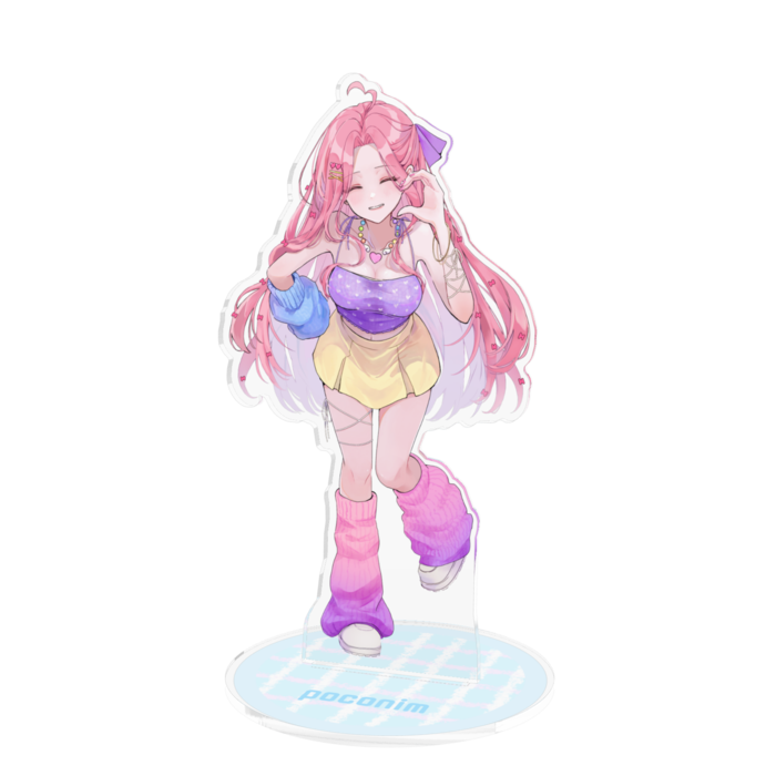 ぽこアクリルフィギュア - 160x160mm
