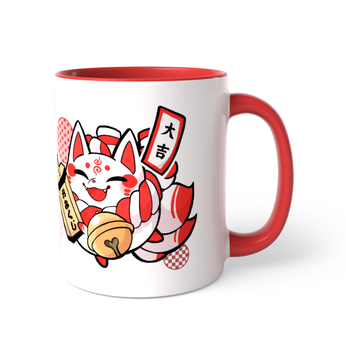 ツートンカラーマグカップ - 直径 8.2cm / 高さ 9.5cm