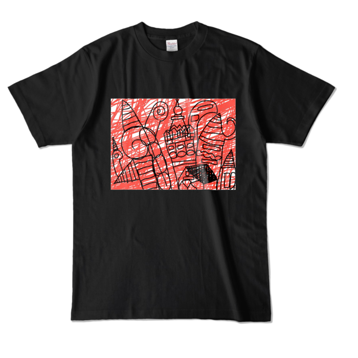カラーTシャツ - L - ブラック (濃色)