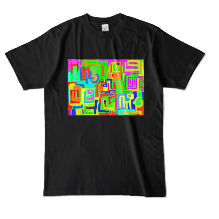 カラーTシャツ - L - ブラック (濃色)
