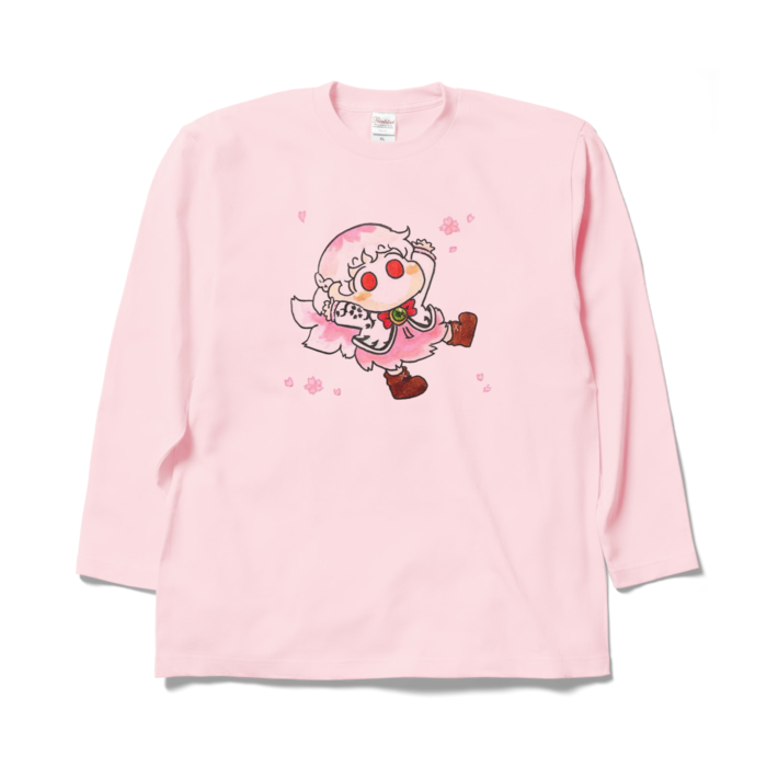 ロングスリーブTシャツ - XL - ライトピンク